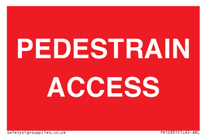 PEDESTRAIN ACCESS